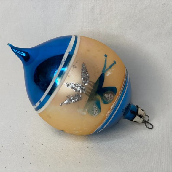 Vintage Christmas Classics Tree Topper European Hand Decorated Glass Ornament - Picture 9 of 11